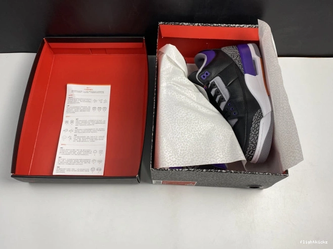 Air CT8532 Court Jordan 050 3 Purple Black Retro 0824